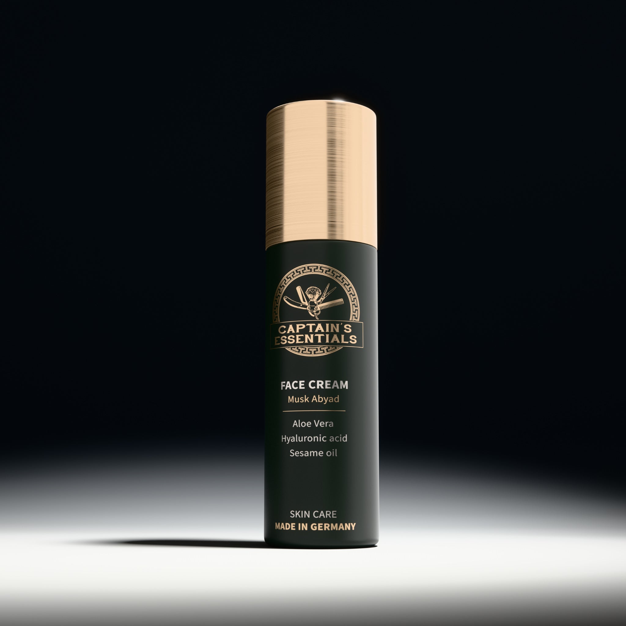 Captain's Essentials Face Cream Textur – leichte Gesichtscreme schnell einziehend