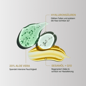 Inhaltsstoffe Captain's Essentials Gesichtscreme – Hyaluronsäure, Q10, Aloe Vera, Sesamöl